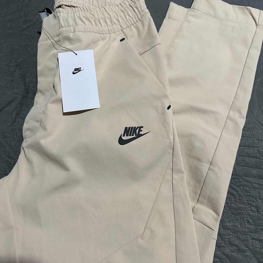 Brand new light cream, Nike joggers with tags